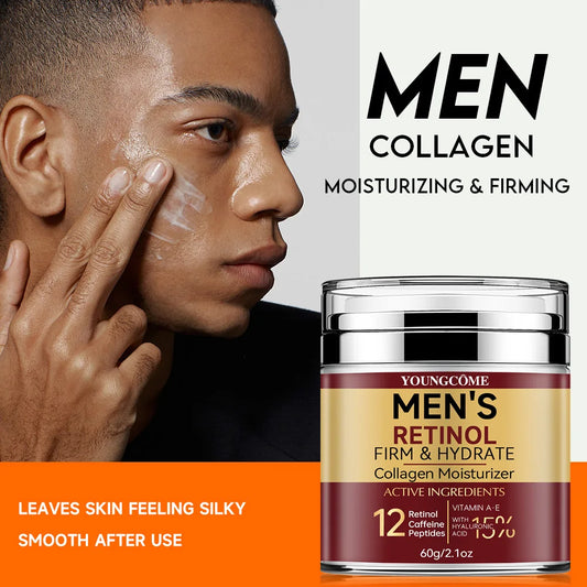 Men's Retinol Firming Face Cream Skincare Moisturizing Collagen