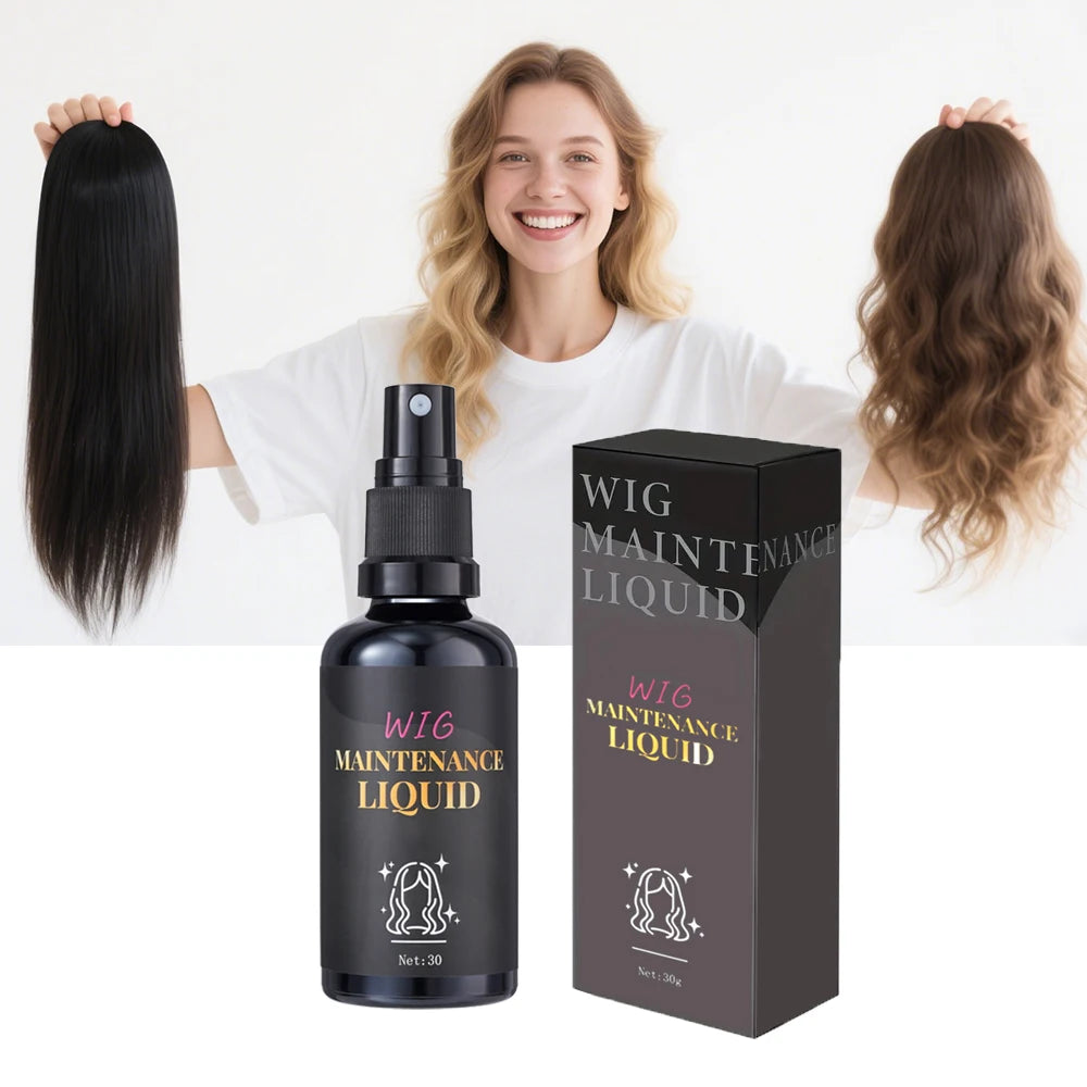 Wig Detangler Spray Anti Static Wig Shampoo Softener