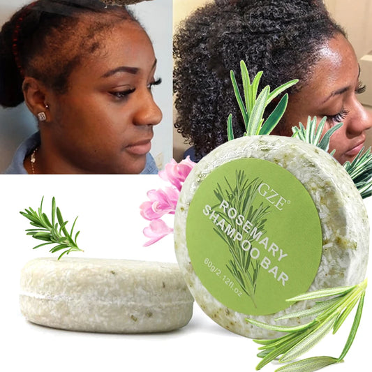 GZE Rosemary Hair Shampoo Bar: Cleanses and Strengthens