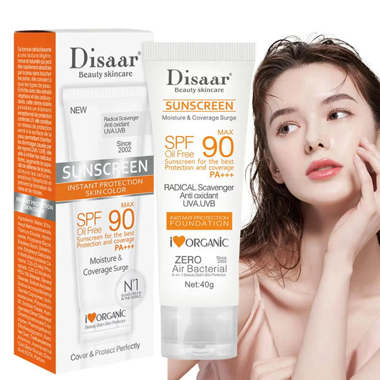 Facial Body Sunscreen Waterproof SPF 90+ Sun Cream