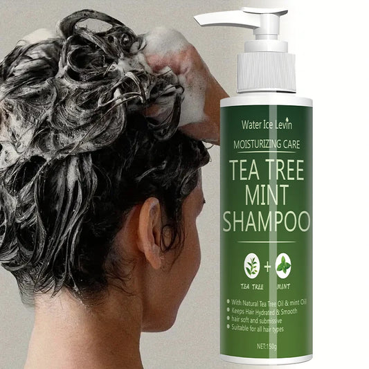Tea Tree Mint Shampoo Natural Essence Revitalizes Hair
