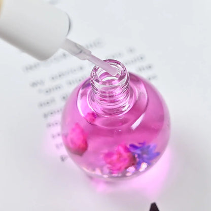 8 Flowers Nail Nutrition Oil,Moisturizing Dried Nutrient Nail