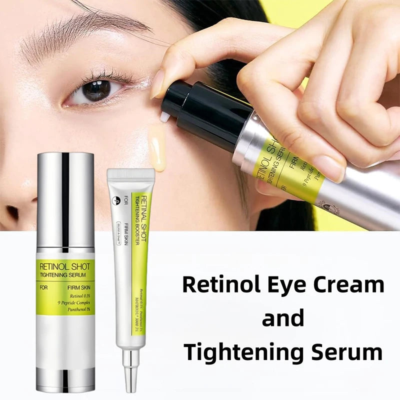 Korean Vita A Retinol Firming Serum Eye Cream Set Tightening