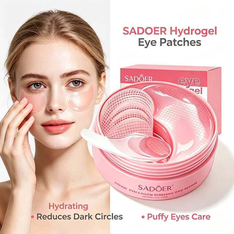 SADOER PDRN Collagen Hydrogel Eye Patches Anti Dark Circles Firm