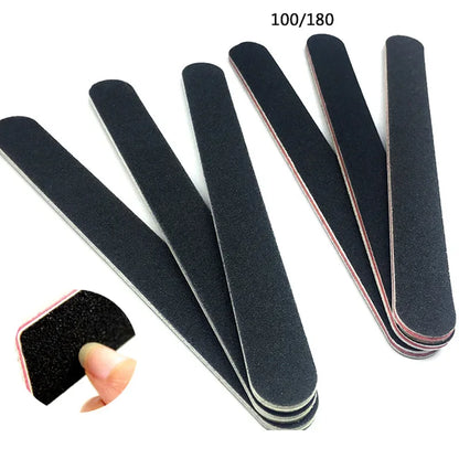 Black Sandpaper Nail Buffer File