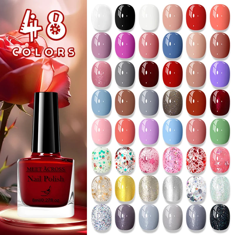 Peelable Water-based Nail Polish, Odorless, Quick Drying