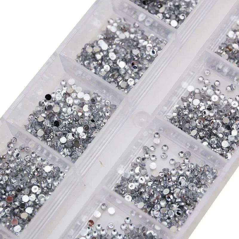 Clear Flatback Nail Rhinestones – 1.5mm