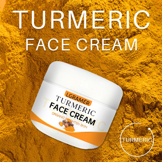 Turmeric Whitening Face Cream Wrinkle Removal Lighten Fine Lines