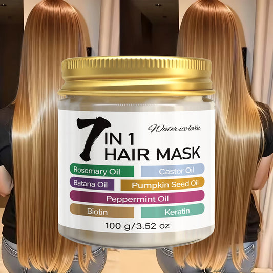 Rosemary Castor Oil Hair Mask with Keratin, Batana Peppermint Oil