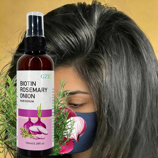 GZE Biotin Rosemary Onion Hair Serum Moisturizing Hair Serum