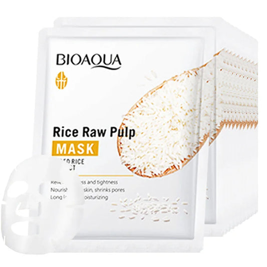 BIOAQUA Rice Raw Pulp Facial Masks skincare Moisturizing Firming