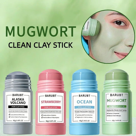 Mugwort Cleansing Mask Stick Green Tea Volcano Mask Gentle