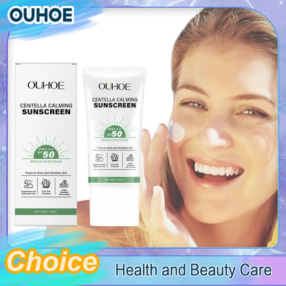 SPF 50 Facial Sunscreen Anti Sunlight Defense UV Rays Improve Dry