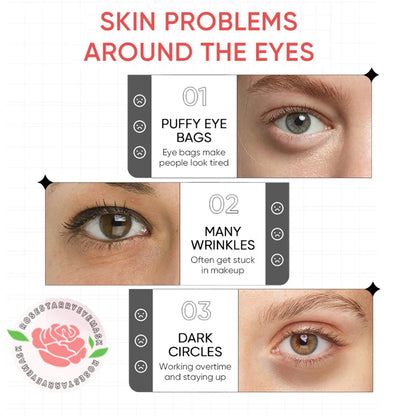 Premium Eye Mask 30 Pairs with Rose Essence and Collagen