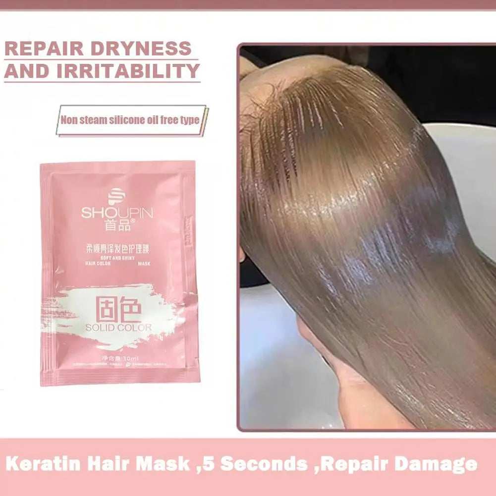 Keratin Hydrating Hair Mask Pack Soft Smooth Shiny