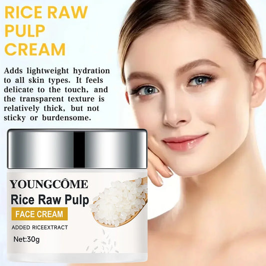 Rice Cream Promotes Elasticity Radiance Moisturizing Nourishing