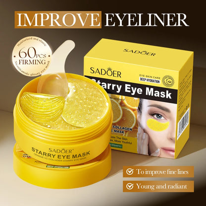 SADOER Vitamin C Crystal Collagen Eye Mask Anti Dark Circles