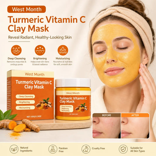 Facial Clay Mask Deep Cleansing Moisturizing Mud Mask