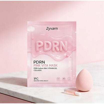 PDRN Pink Collagen Mask Korean Vitamin B12 Skincare
