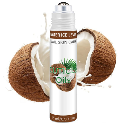 Roll-On Coconut Cuticle Care Oil Nail Skin Moisturizer Soften