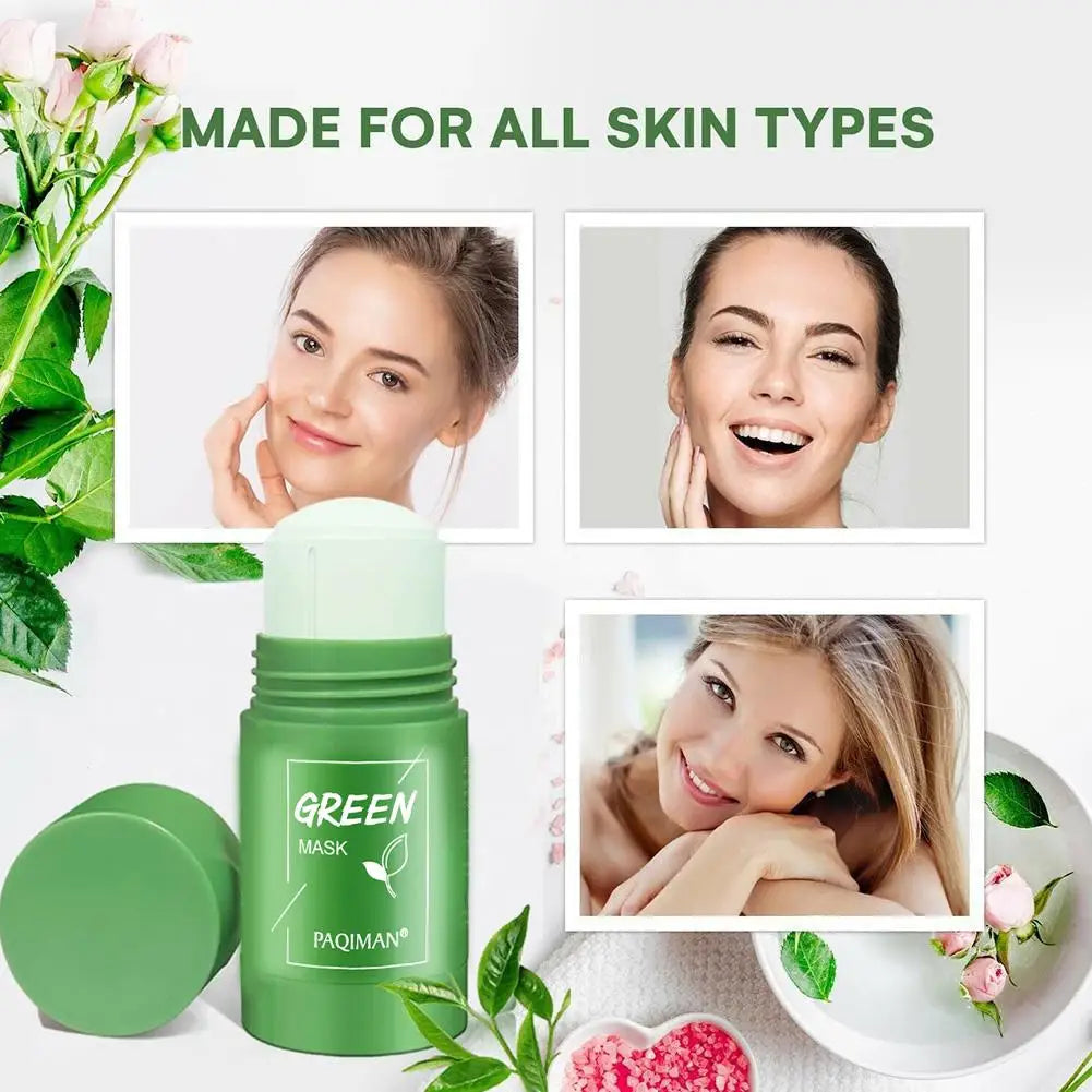 Green Tea Mask Face Clean Green Tea Cleansing Deep Moisturizing