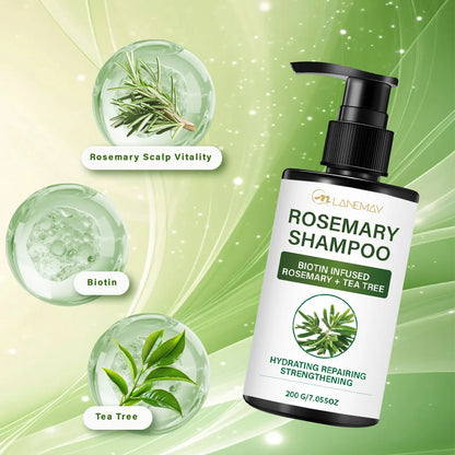 Biotin Infused Rosemary Tea Tree Shampoo – Repairing