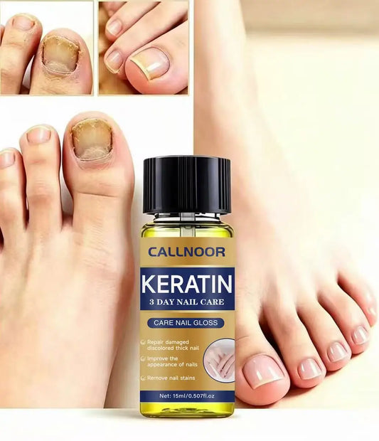 Keratin Nail Oil Rich in Plants Strengthens Damaged Nails Softens