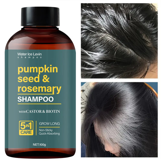 Pumpkin Seed Rosemary Shampoo 100g, with Castor Oil Biotin
