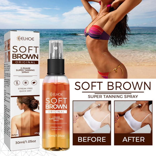 Self Tanning Spray Assist Natural Soft Antique Bronzer Wheat Skin
