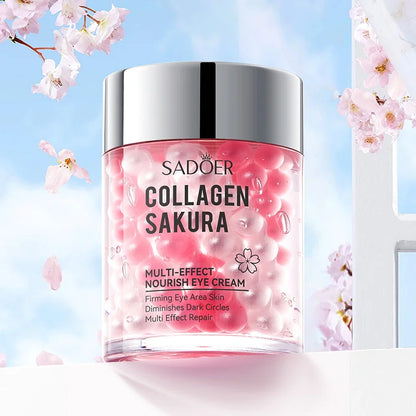 SADOER Sakura Eye Cream Anti Dark Circles Wrinkles Moisturizing