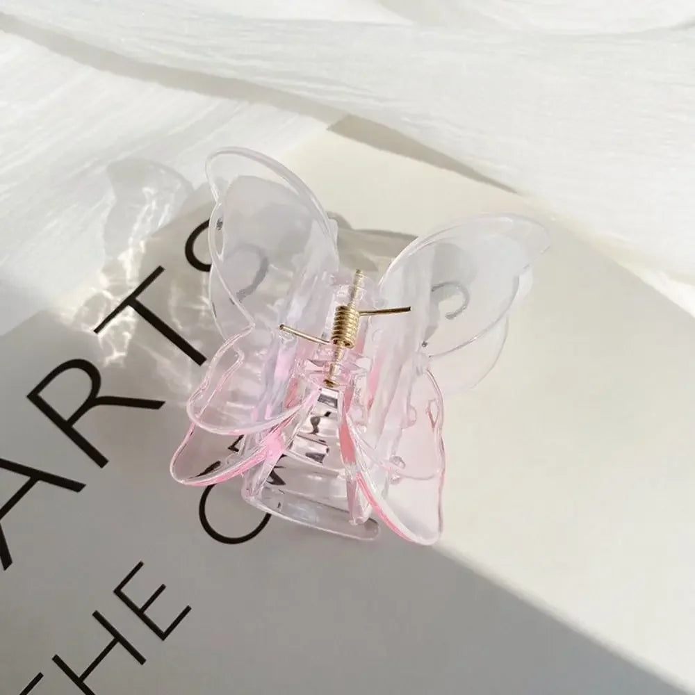Gradient Butterfly Claw Hair Clip