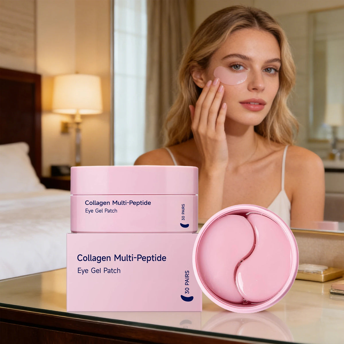 Collagen Multi-peptide Eye Gel Patch Firming Lifting Reduce