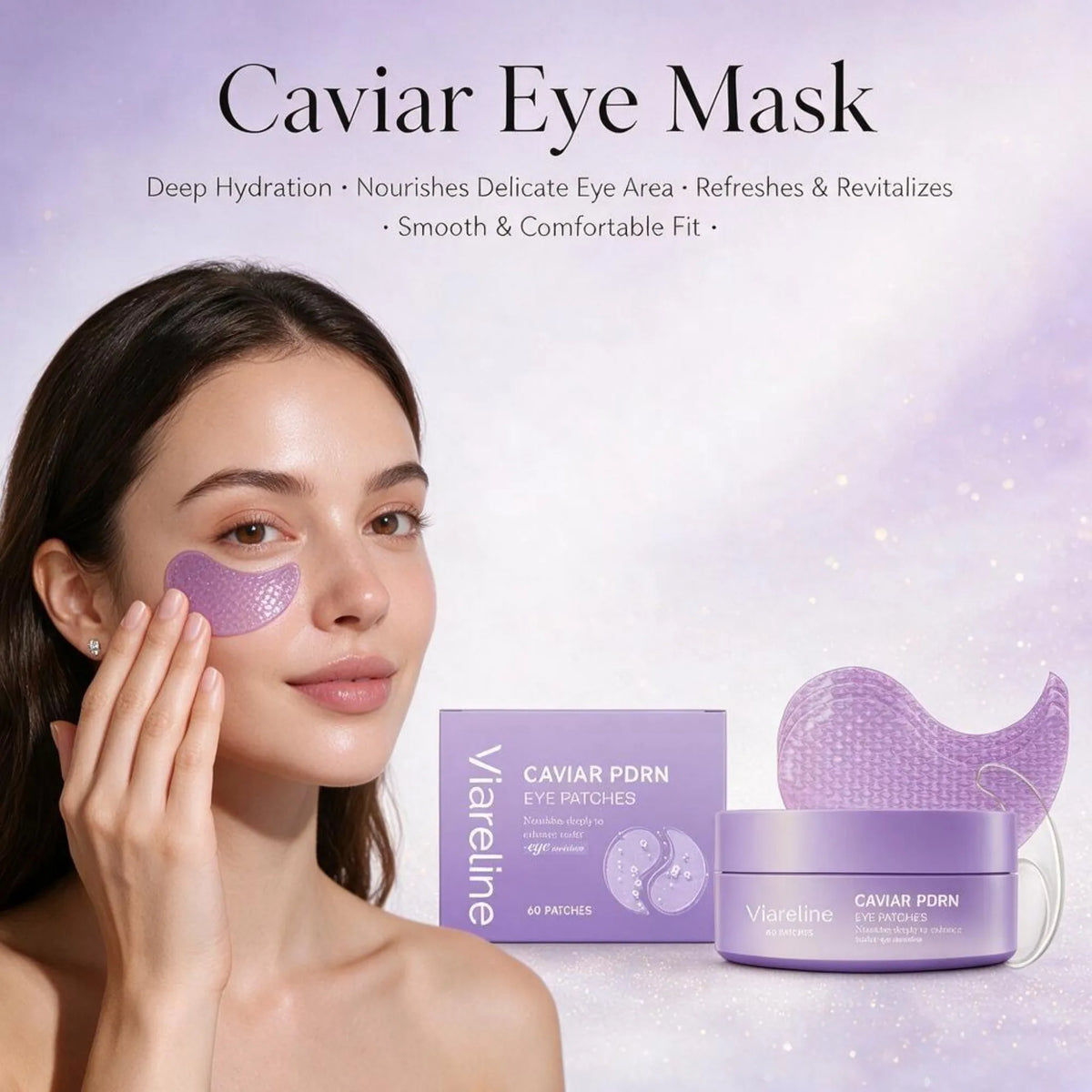 Caviar Infused Hydrogel Under Eye Patches 60 Count