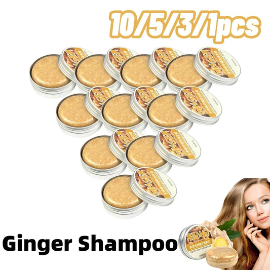 1/3/5/10pcs Ginger Polygonum Soap Shampoo Soap Cold Processed