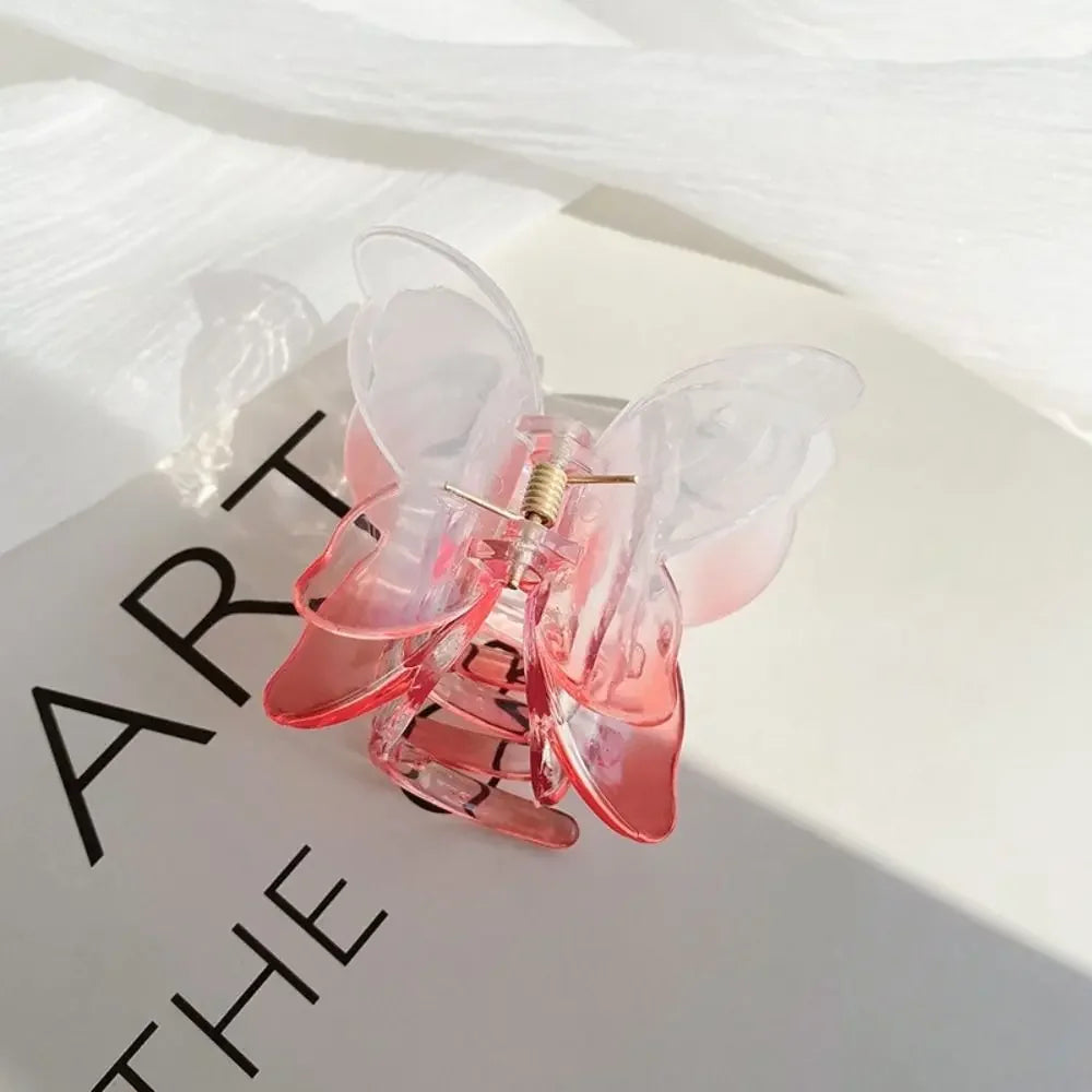 Gradient Butterfly Claw Hair Clip