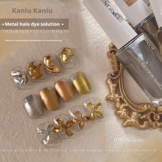 Kanui Metal Gradient Nail Polish - New Quick-Dry Ultra-Shiny