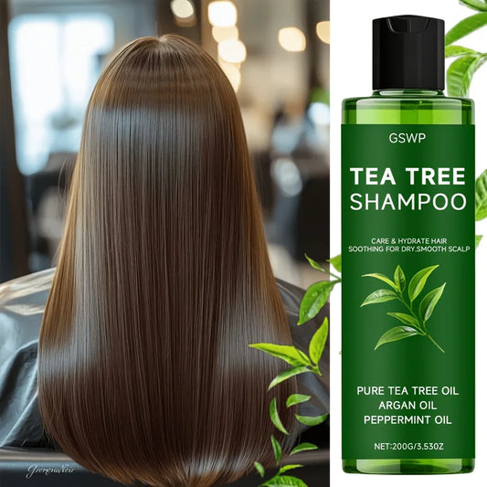 GSWP Tea Tree Shampoo, Deeply Cleanses and Moisturizes, Controls