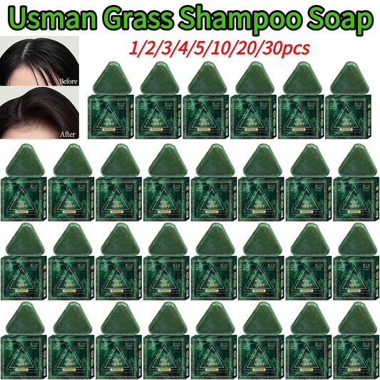 Triangle Shampoo Bar Usman Grass Shampoo Bar Nature Seven Green