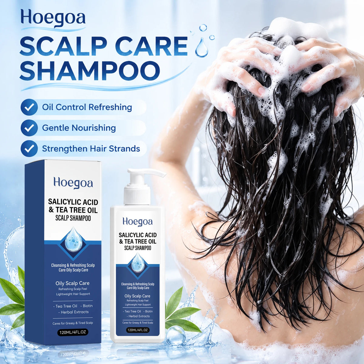 Soothing Refreshing Scalp Shampoo Oil Control Deep Cleansing