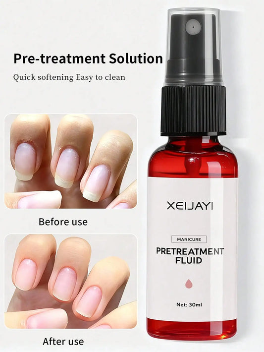 XEIJAYI 1pc 30ml Nail Cuticle Softening Pre-Treatment Solution