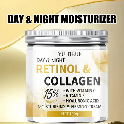 YUITIKUE 15% Retinol Collagen Day Night Cream 100g - Lift Firm