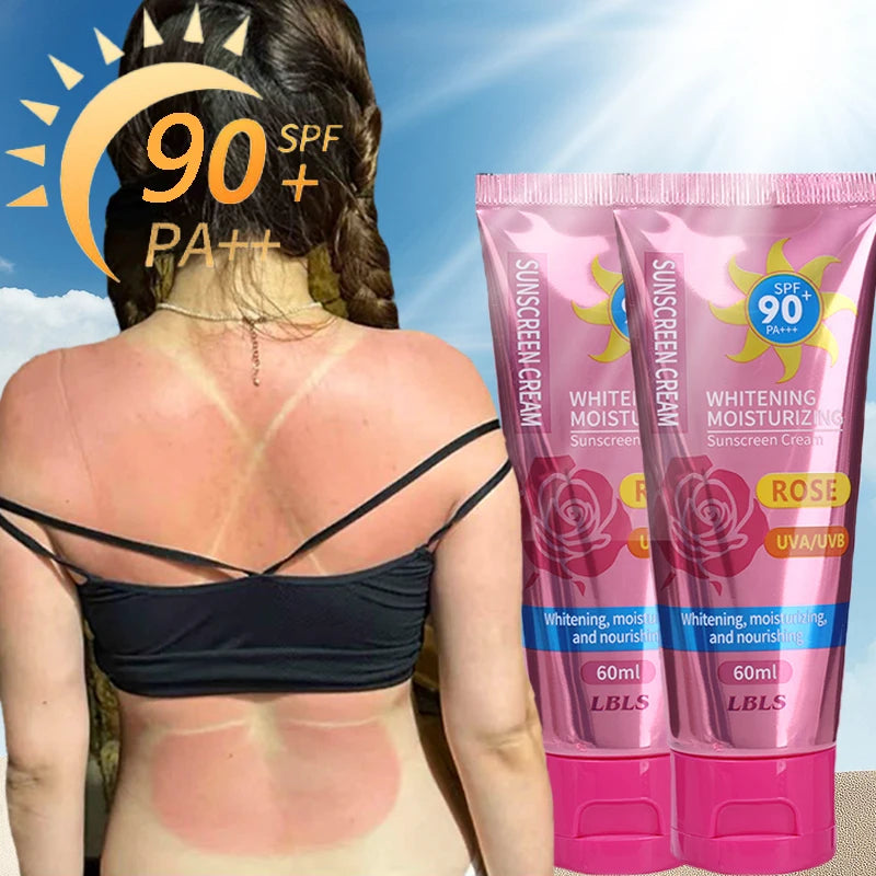 Sunscreen SPF90+ UV Radiation Protection Isolation Moisturizing