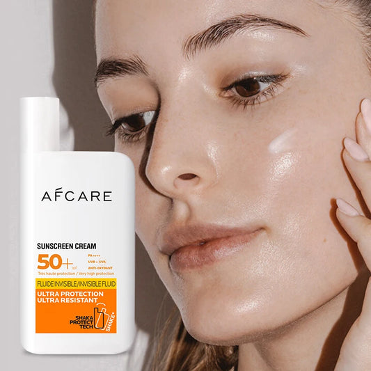Sunscreen Cream SPF 50+ Long-Lasting UV Protection Facial Sun