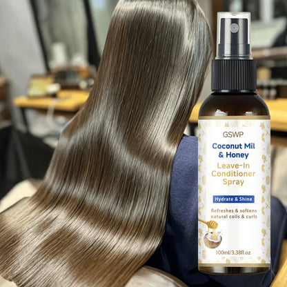 GSWP Coconut Milk Honey Leave-In Conditioner Spray, Deep
