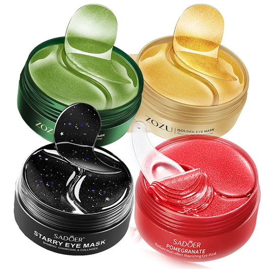 120 Pairs Eye Patches Hyaluronic Acid Gold Seaweed Cucumber