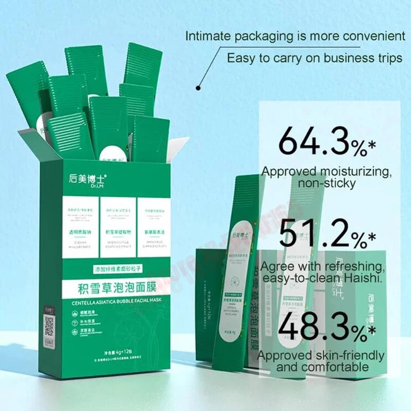 Korean Collagen Bubble Face Sheet Mask Centella