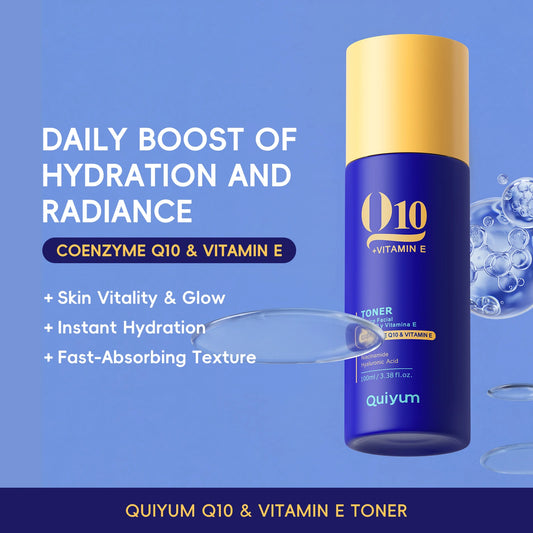 Quiyum Q10 Vitamin E Toner 100ml Hydrating Soft Smooth
