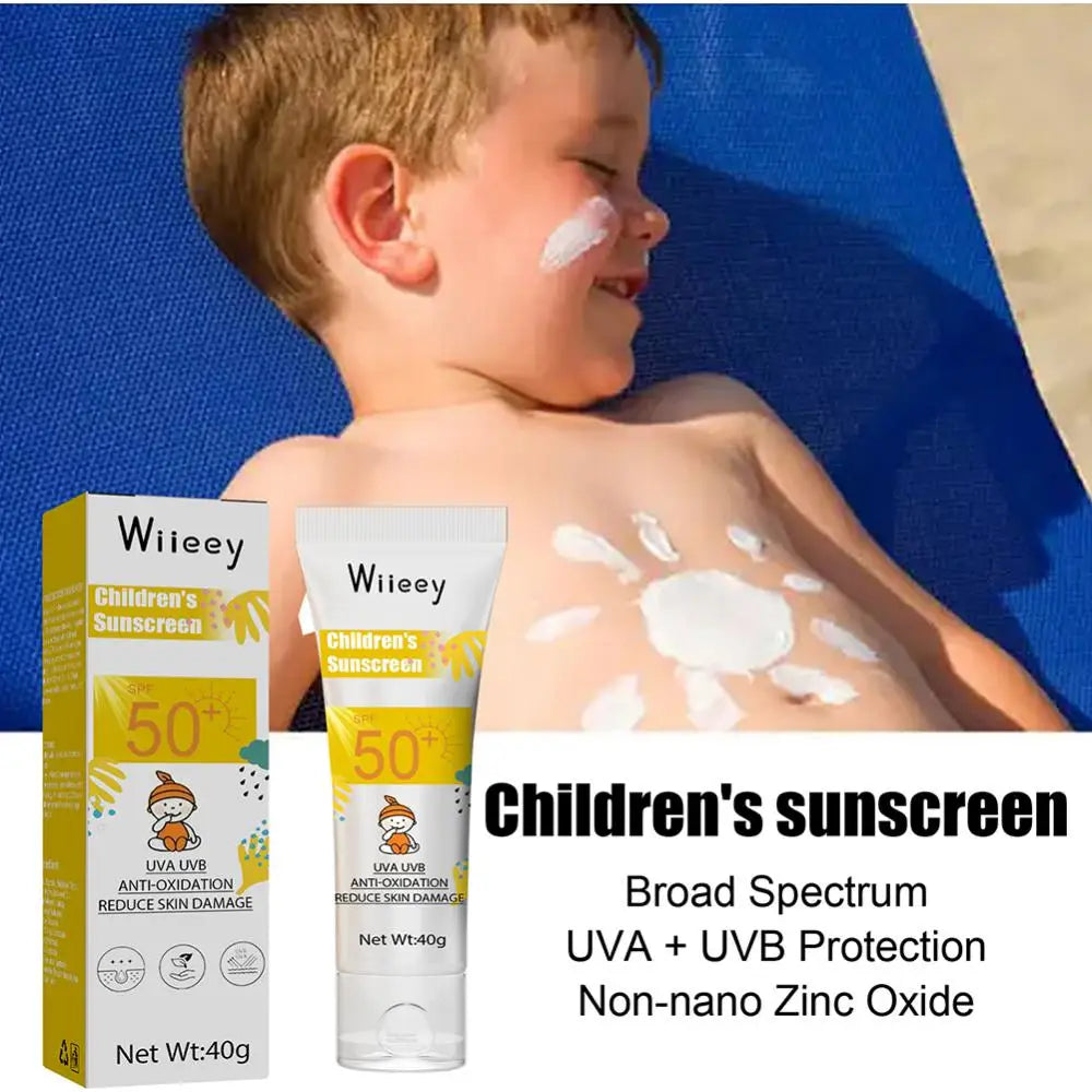 Children Sunscreen Refreshing Oil Free Sun Protector Mild