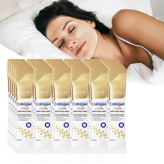 30-Piece Pack of Sadoer Collagen Sleep Mask, Facial Care