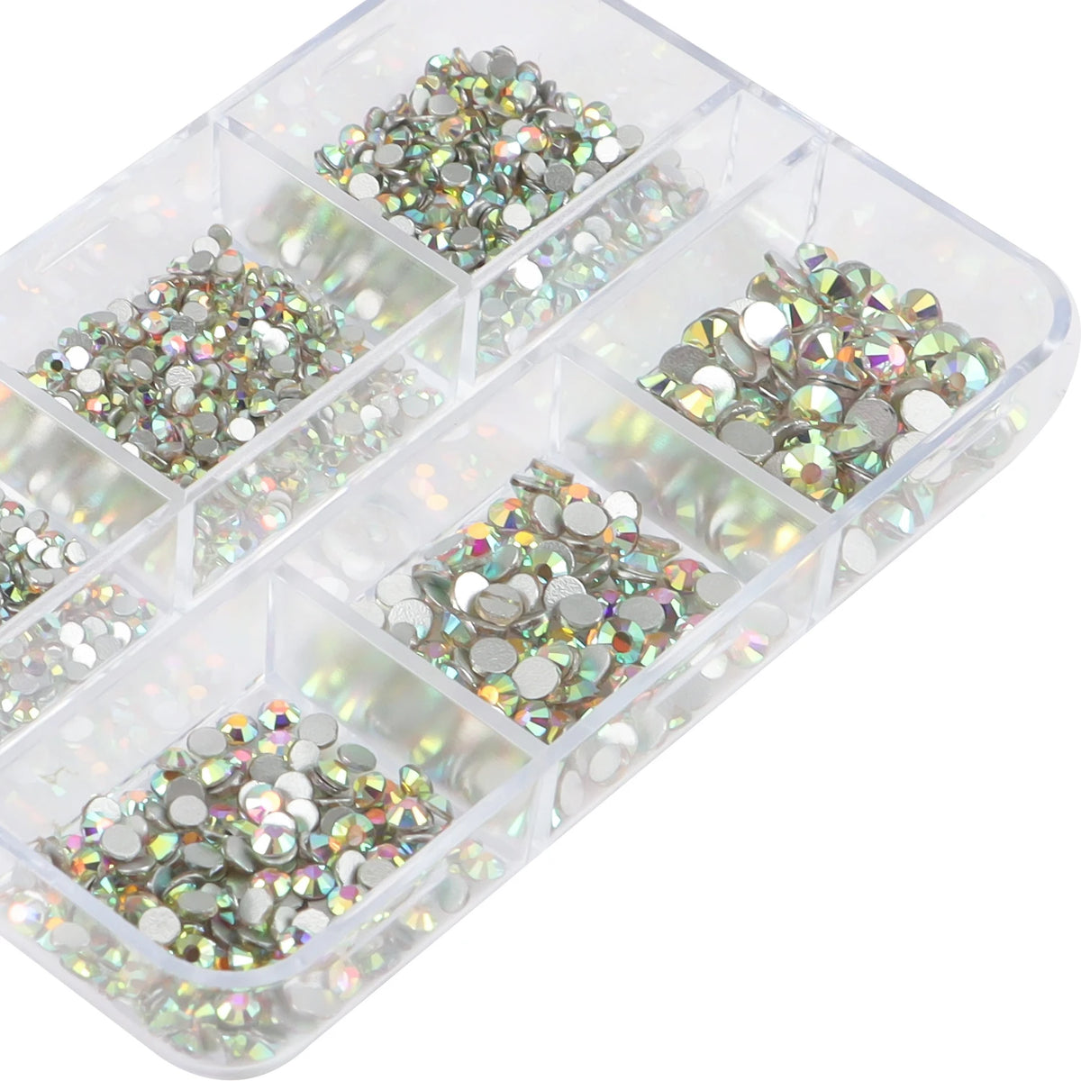 Multi-Size AB Crystal Nail Rhinestones